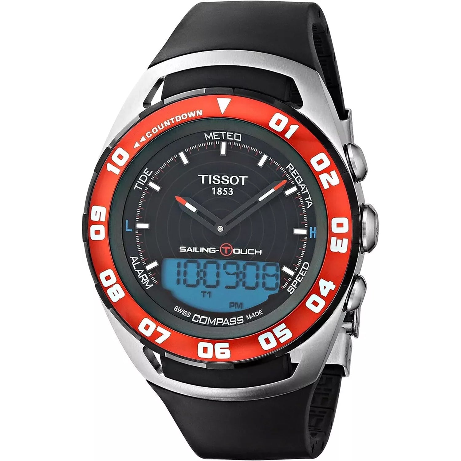 Tissot Men's Sailing Touch Black Dial Watch - T0564202705100 by Balec Group