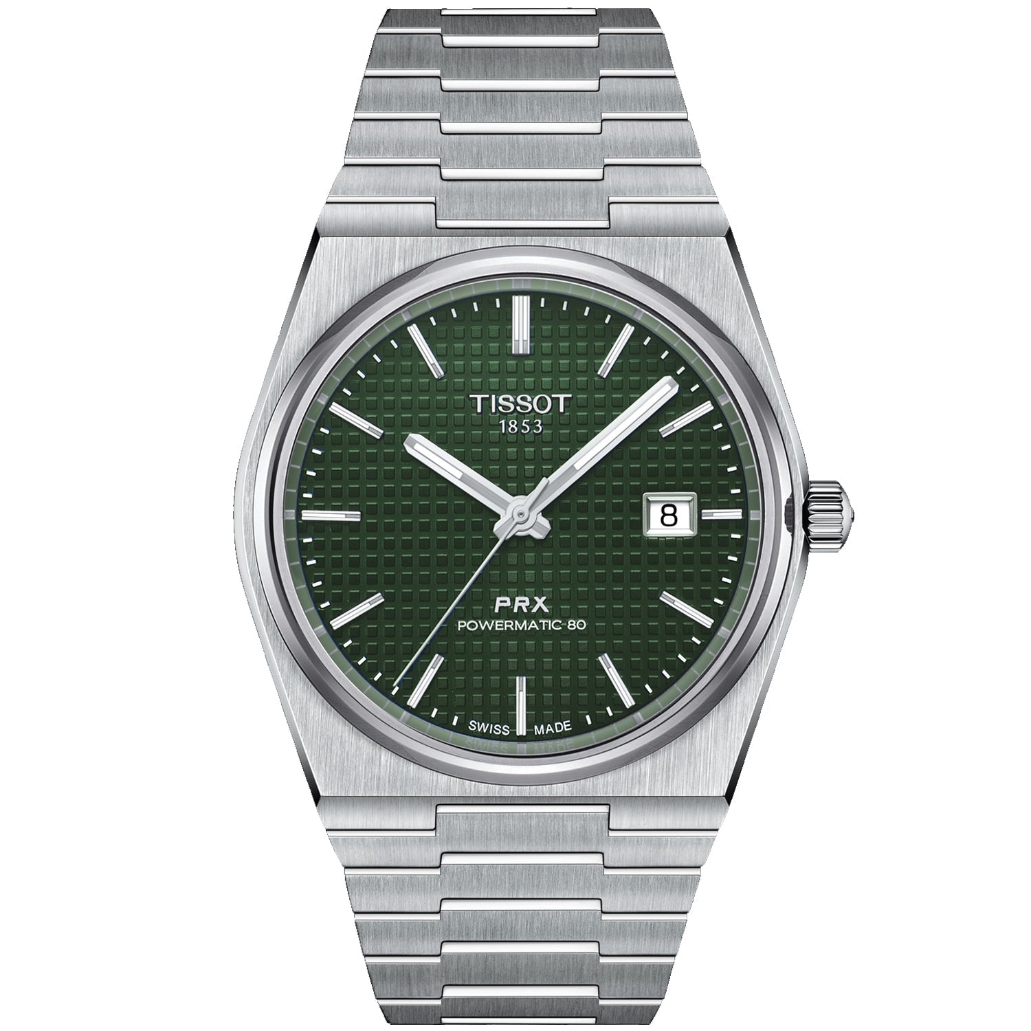 Tissot Men's PRX Powermatic 80 Green Dial Watch - T1374071109100 by Balec Group