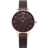 Obaku Women's Walnut Brown Dial Watch - V209LXVNMN by Balec Group
