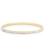 Simple Finish Crystal Bangle
