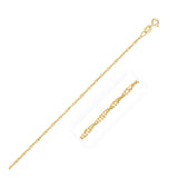 14k Yellow Gold Singapore Chain 1.5 mm