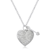 .12 Ct Heart and Arrow Pendant with CZ
