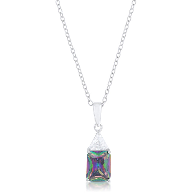 Classic Mystic Cubic Zirconia Drop Necklace