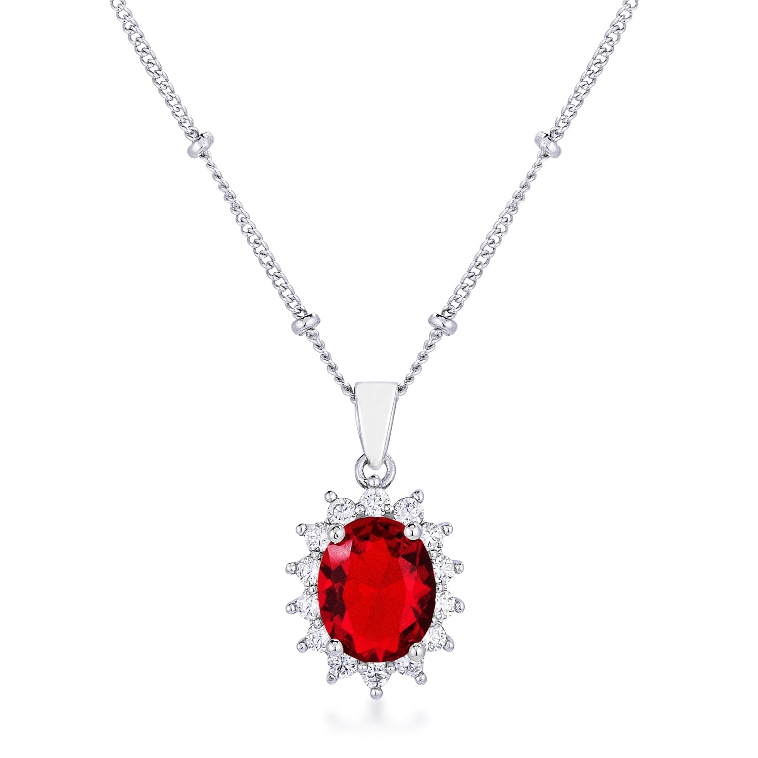 Petite Royal Oval Pendant