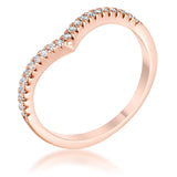 .22Ct Chevron Ring with CZ