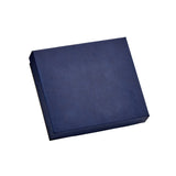 Navy Leatherette Flask & Stainless Steel Shot Glass Set by Creative Gifts