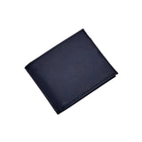 Leatherette Bill Fold, Navy 4.5