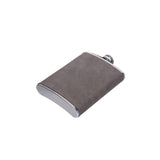 Leatherette Flask Grey 8  Oz Cap by Creative Gifts