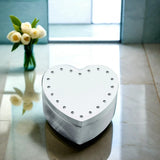Heart Box With Crystals In Lid by Creative Gifts