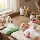 Baby Wipes – Aloe Vera & Shea Butter Infused | 99% Water-Based | Resealable Pack for Sensitive Skin
