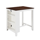 Graham - Small Space Counter Height Dining Table With USB Charging Ports And Shelves by Couch.com