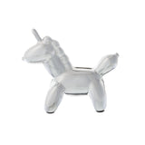 Balloon Unicorn Bank Silver by Creative Gifts