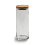 Large Round Glass Storage Container with Bamboo Lid by Creative Gifts