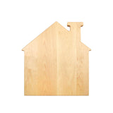 House Shaped Pine Wood Board - 13" x 14" by Creative Gifts