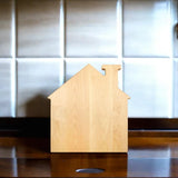 House Shaped Pine Wood Board - 13" x 14" by Creative Gifts