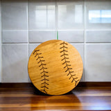 Baseball Wood Board - 13" by Creative Gifts
