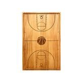 Basketball Court Wood Board - 18" x 12" by Creative Gifts