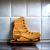 Ice Skates Wood Board - 12.5" x 15" by Creative Gifts