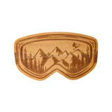Ski Goggles Wood Board - 15" x 8.75" by Creative Gifts