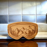 Ski Goggles Wood Board - 15" x 8.75" by Creative Gifts