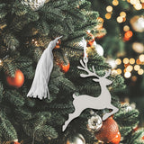 Reindeer Ornament w/White Tassel by Creative Gifts