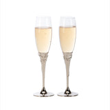 Love Toasting Champagne Flutes Set by Creative Gifts