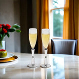 Facet Toasting Flutes Set by Creative Gifts