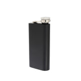 6 oz Black Stainless Steel Pocket Flask by Creative Gifts