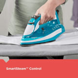 Black & Decker Mid-Size One-Step Garment Steam Iron w Stainless Nonstick Soleplate