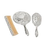 Ornate Vanity Set with Comb, Brush & Mirror by Creative Gifts