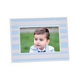 Blue & White Striped 4" X 6" Photo Frame by Creative Gifts