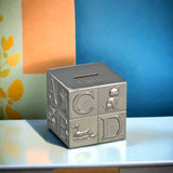 Large Block Bank With Polished Finish by Creative Gifts