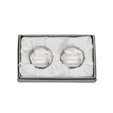 First Tooth & First Curl Round Silver Box Set by Creative Gifts