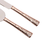Galaxy Rose Gold Cake Knife & Server Set by Creative Gifts
