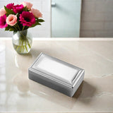 Rectangular Box with Beaded Border, 3.5" by Creative Gifts