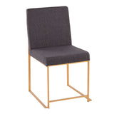 Fuji - Contemporary Stylish Frame, High Back Dining Chair (Set of 2) by Couch.com