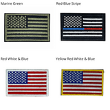 JupiterGear Tactical USA Flag Patch with Detachable Backing
