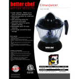 Better Chef 0.75L Self-Reversing Citrus Juicer