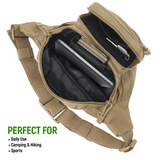 XGear Tactical Hunting Fanny Pack with USA Flag Patch