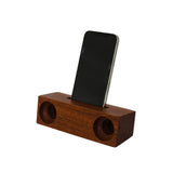 Ebony Wood Amplifier/Phone Holder, 6.75" X 2" by Creative Gifts