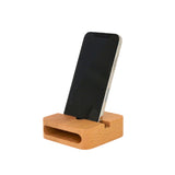 Beechwood Square Amplifier with Oval Opening by Creative Gifts