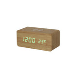 Bamboo Wireless Phone Charger/Digital Clock by Creative Gifts