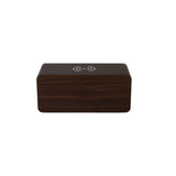Walnut Wireless Phone Charger/Digital Clock by Creative Gifts