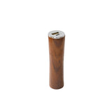 Round Tube Walnut Power Bank Charger by Creative Gifts