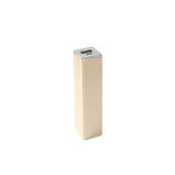 Square Tube Maple Power Bank Charger by Creative Gifts