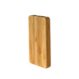 Compact Bamboo Power Bank - Portable Phone Charger by Creative Gifts