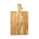 Acacia Wood Cutting Board with Handle by Creative Gifts