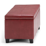Dover - Upholstered Storage Ottoman Bench by Couch.com