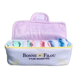 Plush Macaron Squeaky Dog Toy by Bonne et Filou