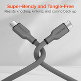 HyperGear Flexi PRO USB-C to USB-C Cable 4ft